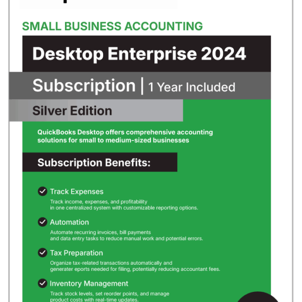 QuickBooks Desktop Enterprise 2024 – 1 Year Subscription