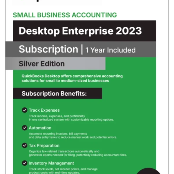 QuickBooks Desktop Enterprise 2023 – 1 Year Subscription